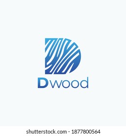 Abstract letter D logo design template with wooden texture,home,Logo design,Vector illustration,concept wood, sign,symbol,icon,Interesting design template for your company logo
