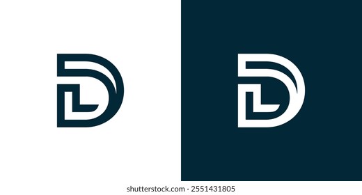 Abstract Letter D Logo Design Template 