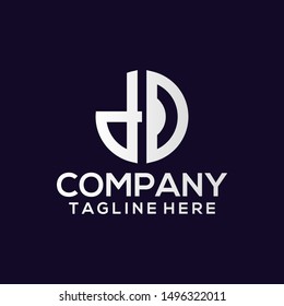 Abstract Letter D Logo Template Vector. Alphabet Logo Concept