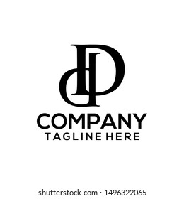 Abstract Letter D Logo Template Vector. Alphabet Logo Concept