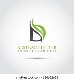 Abstract Letter D Logo Template. Vector Illustrator Eps. 10