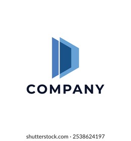 Logo de ventana Abstractas letra D 