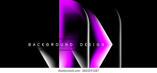 Abstractas diseño la letra