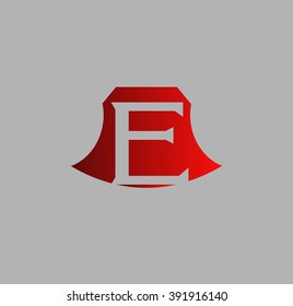 Abstract Letter e Icon

