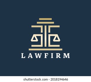 abstract letter e law logo, law firm logo design