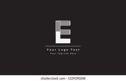 Abstract letter E logo design. Creative,Premium Minimal emblem design template. Graphic Alphabet Symbol for Corporate
Business Identity. Initial EE vector element