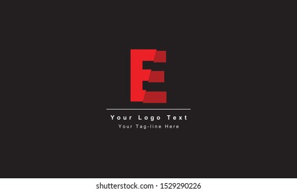 Abstract letter E logo design. Creative,Premium Minimal emblem design template. Graphic Alphabet Symbol for Corporate
Business Identity. Initial EE vector element