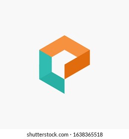 Abstract letter E logo design with arrow negative space concept. Creative minimalist logotype icon symbol.  -VECTOR