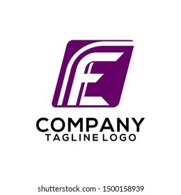 Abstract Letter E Logo Template Vector. Alphabet Logo Concept