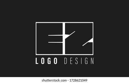 Abstract letter EZ logo. This logo icon incorporate with abstract shape in the creative way.
