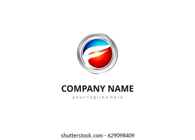Abstract letter F concept