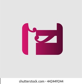 Abstract Letter f Icon
