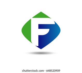Abstract letter F logo
