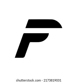 Abstract Letter F logo design template, Monogram elegant minimal art logo concept. Trendy professional awesome artistic F