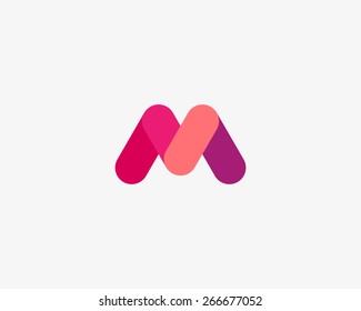 Abstract letter F logo icon vector design. Universal colorful symbol.