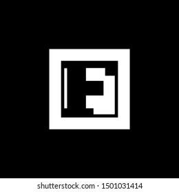 Abstract Letter F Logo Template Vector. Alphabet Logo Concept