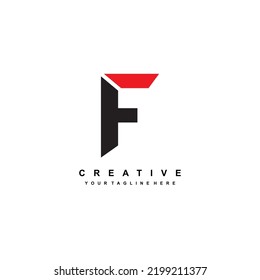 Abstract Letter F Logo. Letter F Logo Template Design. Letter F Icon. Suitable For Company Logos, Business Logos, Sports Logos, Technology, Product Marketing, Etc.