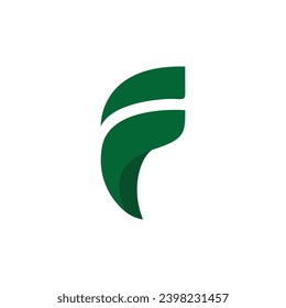 abstract letter F logo template