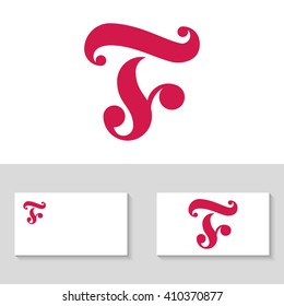 Abstract letter F logo template. Letter F logo. Letter F icon