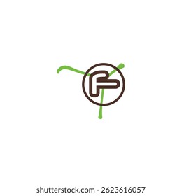 Abstract letter F vector logo. Material design, flat, line art style. App icon Abstract letter F logo icon set for corporate identity design isolated on white background.