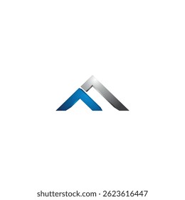 Abstract letter F vector logo. Material design, flat, line art style. App icon Abstract letter F logo icon set for corporate identity design isolated on white background.