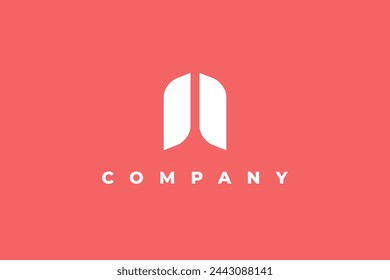 abstract letter a fly wing logo