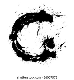 Abstract letter G