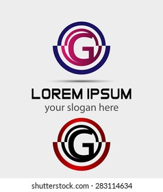 Abstract Letter g Icon

