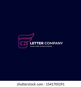 Abstract Letter G illustration vector Design template. Suitable for Creative Industry, Multimedia, entertainment, Educations, Shop, and any related business