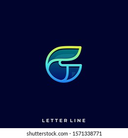 Abstract Letter g Illustration Vector Design Template. Suitable for Creative Industry, Multimedia, entertainment, Educations, Shop, and any related business
