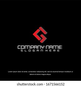 Abstract letter G logo design template. Universal vector icon.