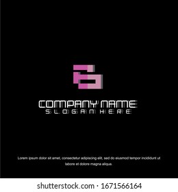 Abstract letter G logo design template. Universal vector icon.