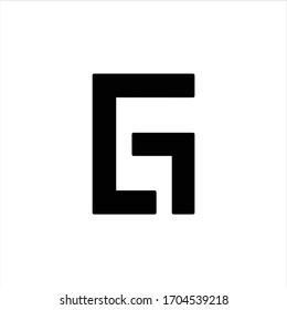 abstrakter Buchstabe g Logo Design. Logo-Design