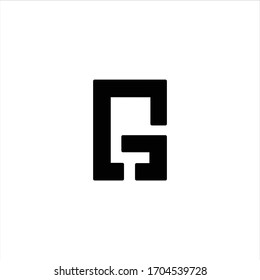 abstract letter g logo design. logotype design