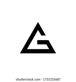 abstract letter g logo design