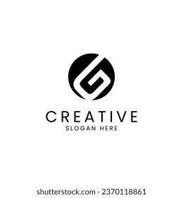 Abstract Letter G Logo Design Vector Template
