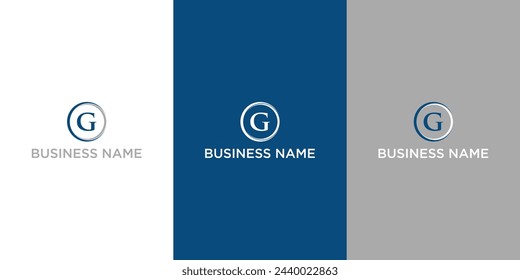 Letra abstracta G vector de diseño de logotipo