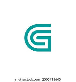 Abstract Letter G Logo design vector template