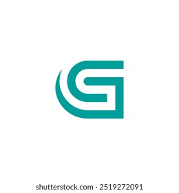 Abstrakter Buchstabe G Logo-Design, Vektorvorlage