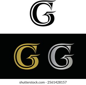 Abstract letter G logo design