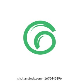 Abstract letter G logo icon for corporate identity.