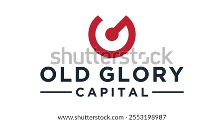 Abstract letter G logo and points 