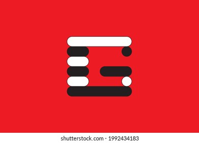 Logo de la letra abstracta G. Sencillo y único. Muy adecuado para iconos, símbolos, iniciales y otros