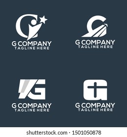 Abstract Letter G Logo Template Vector. Alphabet Logo Concept
