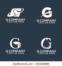 Abstract Letter G Logo Template Vector. Alphabet Logo Concept