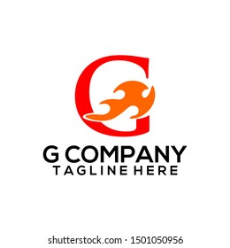 Abstract Letter G Logo Template Vector. Alphabet Logo Concept