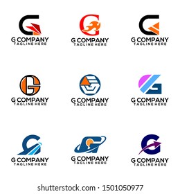 Abstract Letter G Logo Template Vector. Alphabet Logo Concept