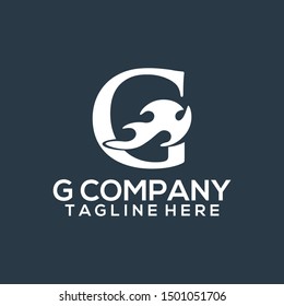 Abstract Letter G Logo Template Vector. Alphabet Logo Concept