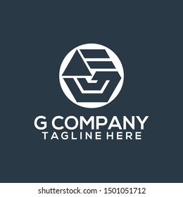 Abstract Letter G Logo Template Vector. Alphabet Logo Concept