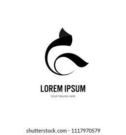Abstract letter G logo vector design. Curve concept template.